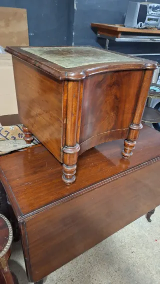 Mueble orinal antiguo madera