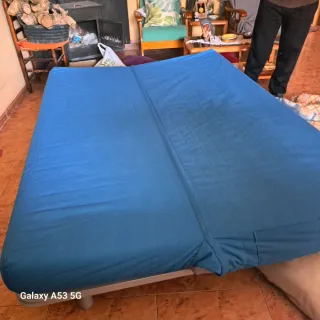 Sofá Cama Azul