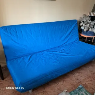 Sofá Cama Azul