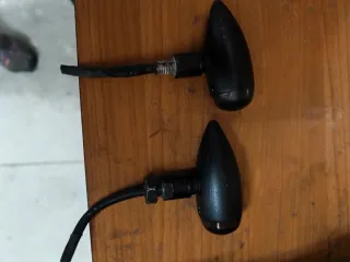 Intermitentes Moto Negros Homologados Harley