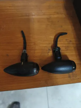 Intermitentes Moto Negros Homologados Harley