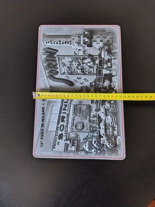 Scatola metallo Sorini vintage 1935