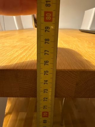 Mesa Comedor Madera + 4 Sillas Blancas