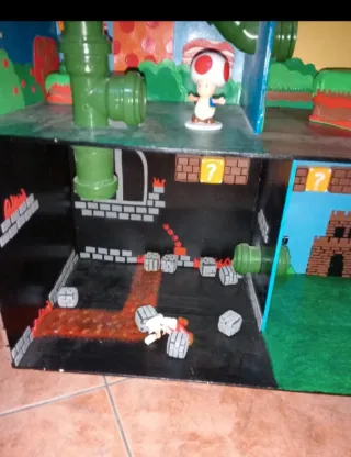 Casa de brincar Super Mario em madeira