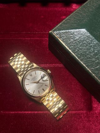 Rolex Date 1503 18kt Serpico Y Laino