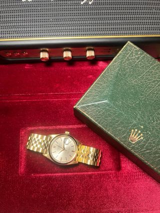 Rolex Date 1503 18kt Serpico Y Laino