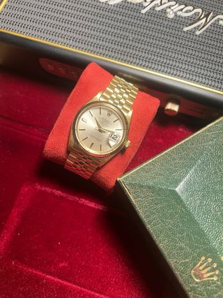 Rolex Date 1503 18kt Serpico Y Laino