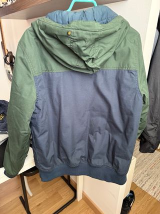 Chaqueta Element verde y azul Talla M