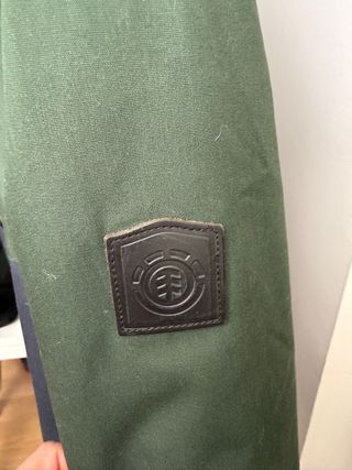 Chaqueta Element verde y azul Talla M