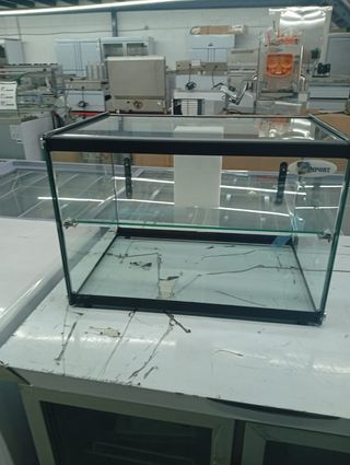 Vitrina expositora de cristal
