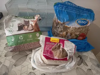 Jaula Hámster con Accesorios, Comida..