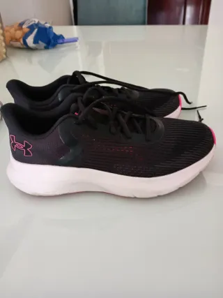 Zapatillas Under Armour Mujer Negras Rosas