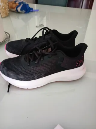Zapatillas Under Armour Mujer Negras Rosas