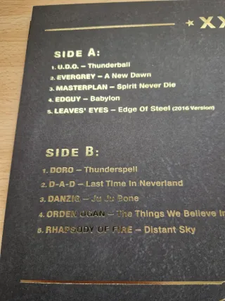 Doble Vinilo 20 Aniversario AFM Records