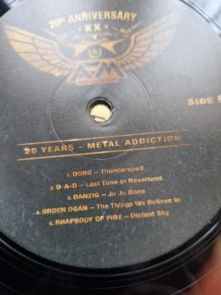 Doble Vinilo 20 Aniversario AFM Records