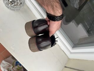 Mocassini Primadonna viola con nappine