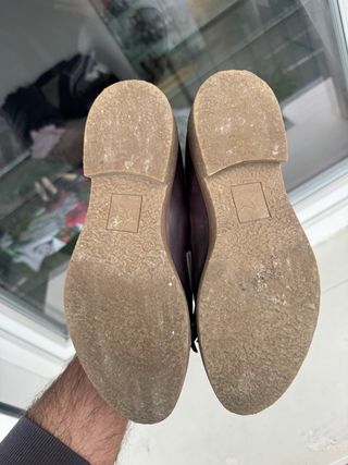 Mocassini Primadonna viola con nappine