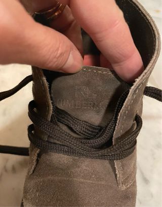 Polacchine Lumberjack camoscio marroni bimbo