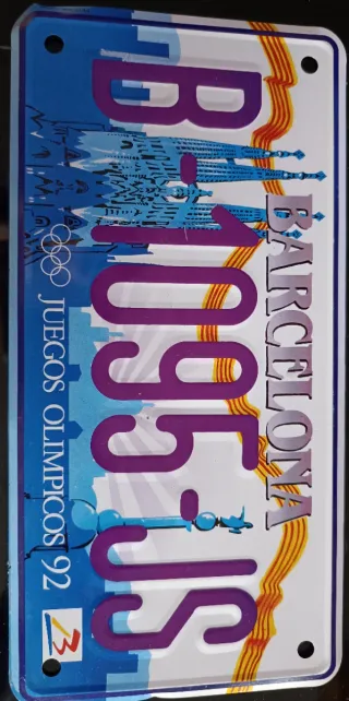 Placa Colección Juegos Olímpicos Barcelona 92