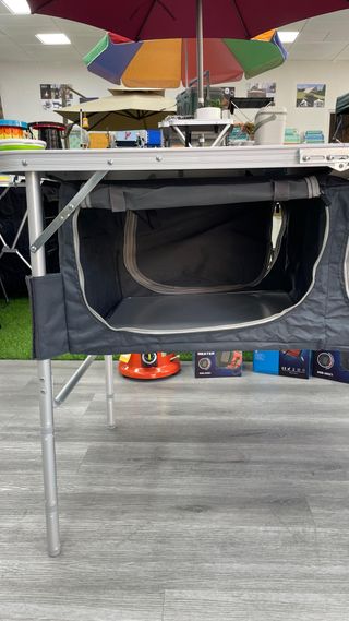 Mesa Cocina Camping Plegable Organizador