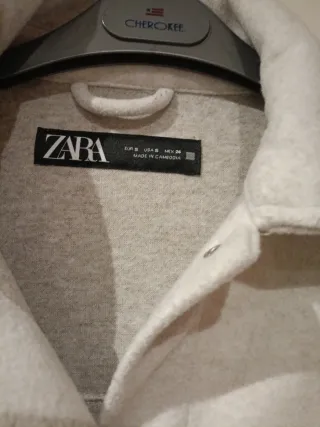 Chaqueta Zara Beige Talla S