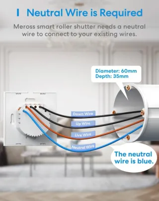 Meross Smart Wi-Fi Roller Shutter Timer