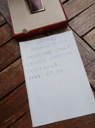 Ronson Varaflame Comet Marrone Oro Funzionante