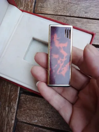 Ronson Varaflame Comet Marrone Oro Funzionante