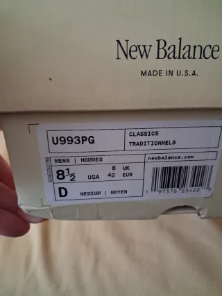 New Balance 993 made in usa Teddy Santis