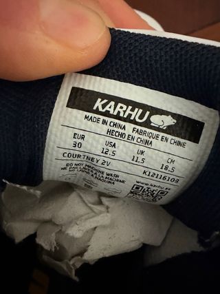 Zapatillas blancas velcro Talla 30