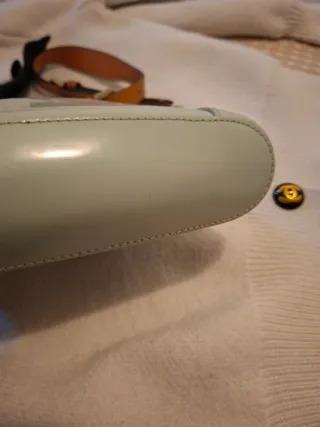 Bolso Furla Verde y Dorado