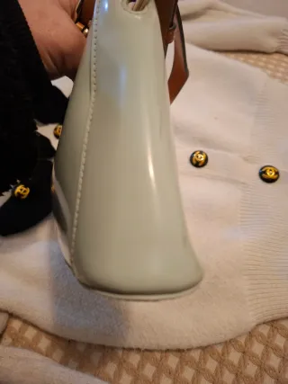 Bolso Furla Verde y Dorado