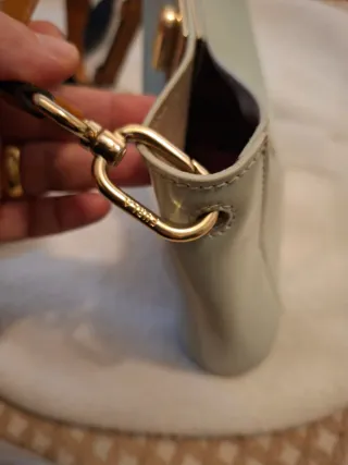 Bolso Furla Verde y Dorado