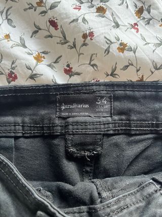 Pantalón Vaquero Wide Leg Negro