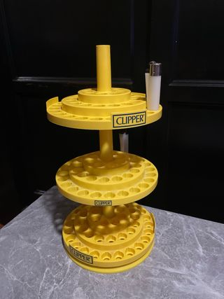 Espositore rotante a 3 livelli per accendini