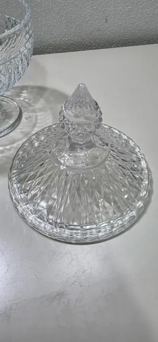 Porta caramelle in vetro trasparente