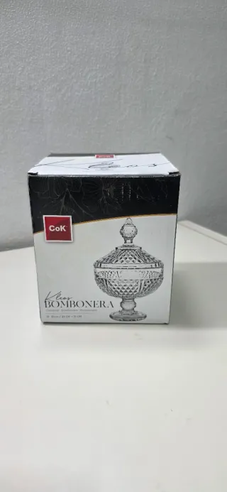 Porta caramelle in vetro trasparente