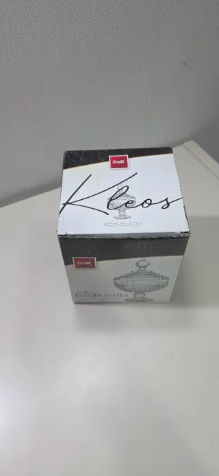 Porta caramelle in vetro trasparente