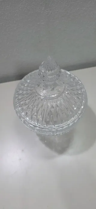 Porta caramelle in vetro trasparente