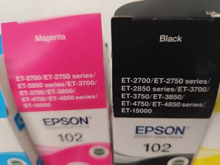 4 Botellas Tinta Epson Ecotank 102