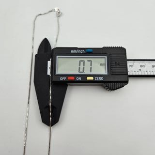 Cadena de Oro Blanco 18K, Veneciana, 2.45gr, 40cm