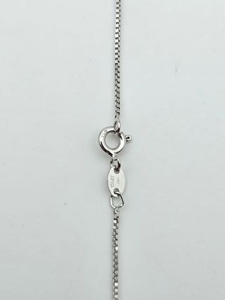 Cadena de Oro Blanco 18K, Veneciana, 2.45gr, 40cm
