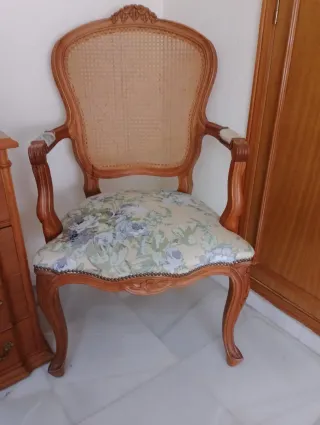 2 Butacas Estilo Retro Madera Maciza