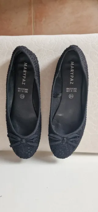 Manoletinas negras de Marypaz