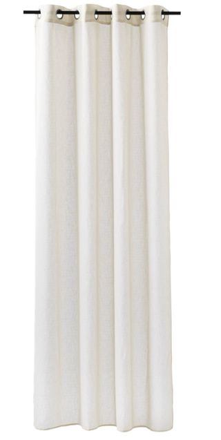 2 Cortinas Beige Visillo 140x280