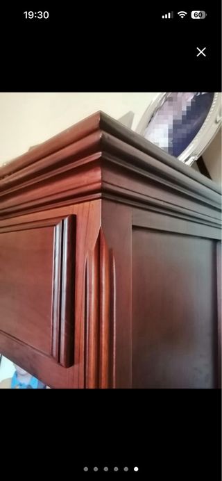 Aparador color Nogal de madera pino