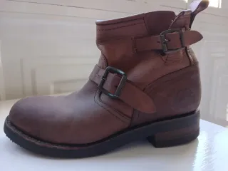 Botín Sendra Piel Marrón Hebillas