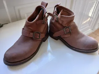 Botín Sendra Piel Marrón Hebillas