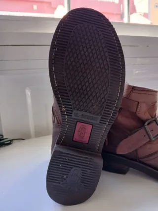 Botín Sendra Piel Marrón Hebillas