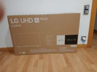 Televisor LG 43 UHD 4K ThinQ 43UR78